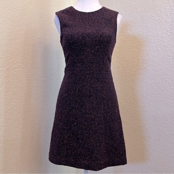 Theory Franita Geranium Multi Varro Tweed Dress - Picture 2 of 9